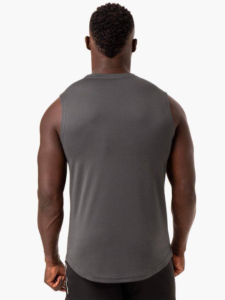 Charcoal Ryderwear Men Tanks Reflex Mesh Baller Tank Men's Tanks | AU1173YU