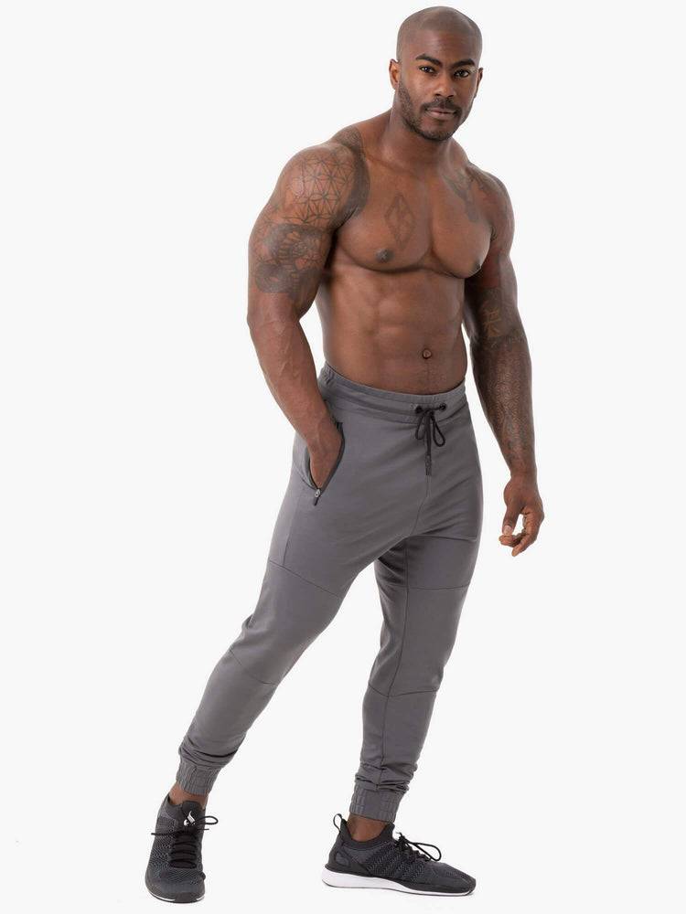 Charcoal Ryderwear Men Track Pants Energys Men's Track Pants | AU1009BC