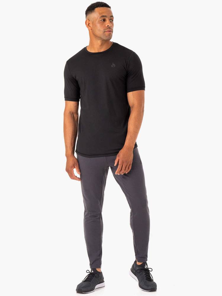 Charcoal Ryderwear Men Track Pants Optimal Gym Men's Track Pants | AU1029KI