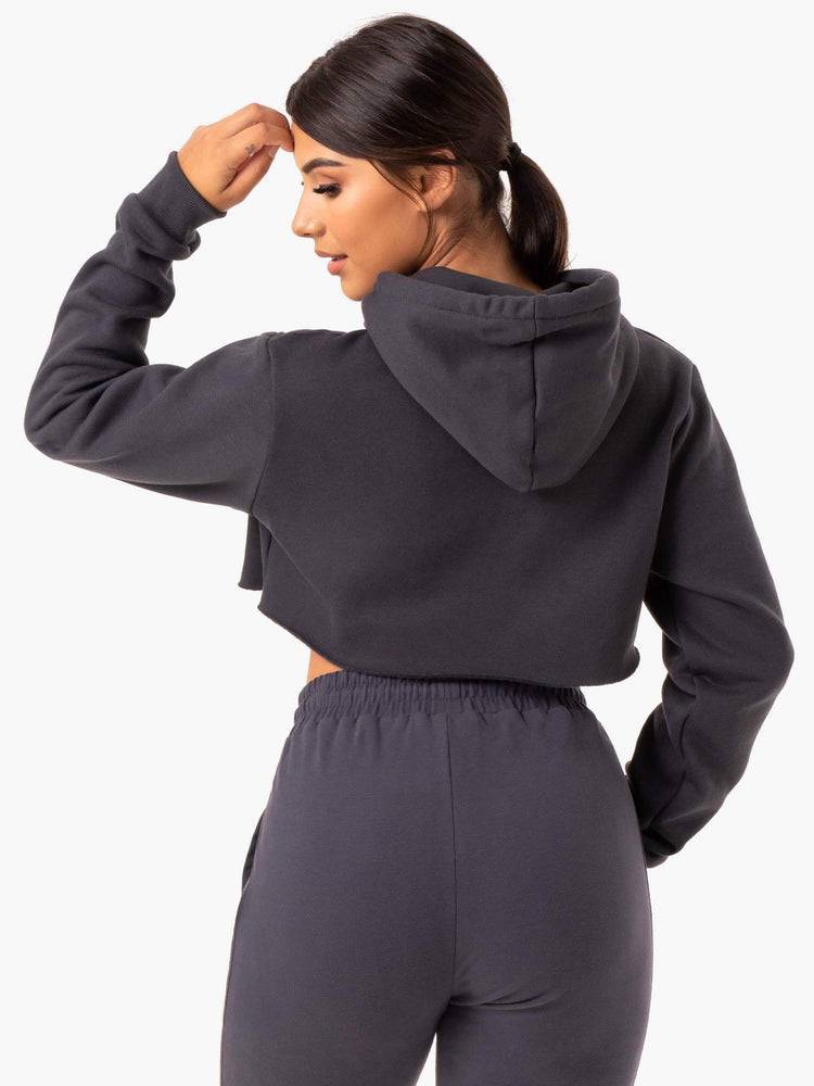 Charcoal Ryderwear Women Hoodie Base Pullover Women's Hoodie | AU1667YU