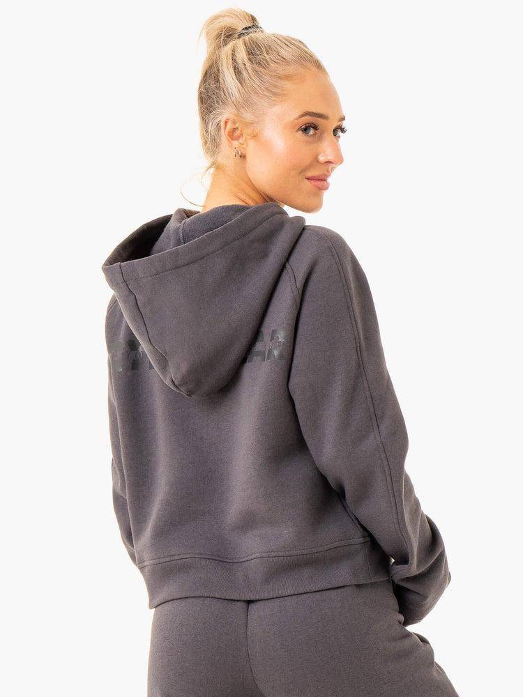 Charcoal Ryderwear Women Hoodie Sideline Women's Hoodie | AU1702GL