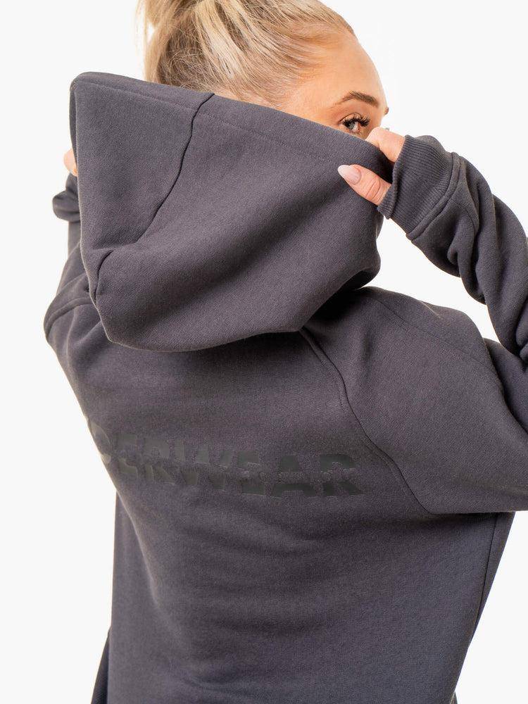 Charcoal Ryderwear Women Hoodie Sideline Women's Hoodie | AU1702GL