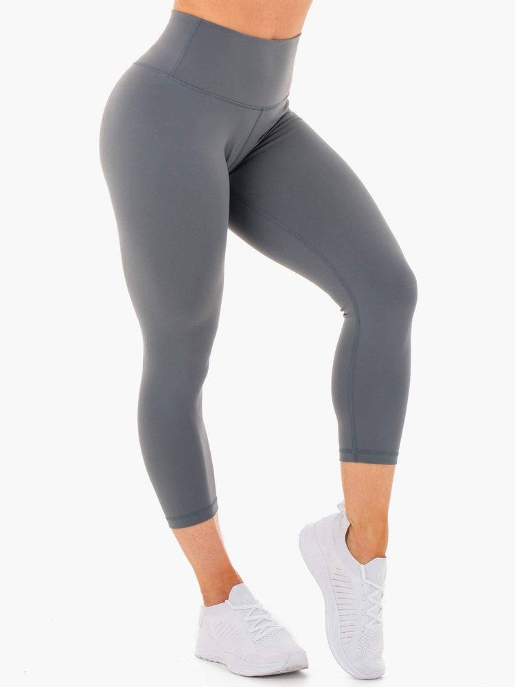 Charcoal Ryderwear Women Leggings Motion High Waisted 7/8 Women's Leggings | AU1857FM