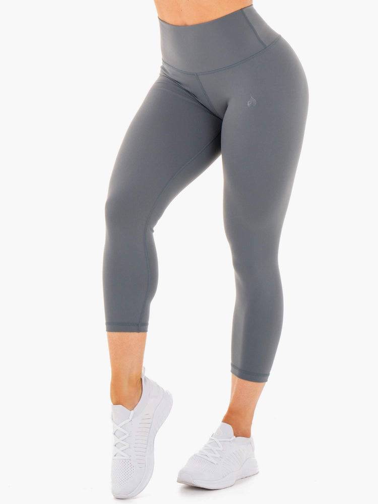 Charcoal Ryderwear Women Leggings Motion High Waisted 7/8 Women\'s Leggings | AU1857FM