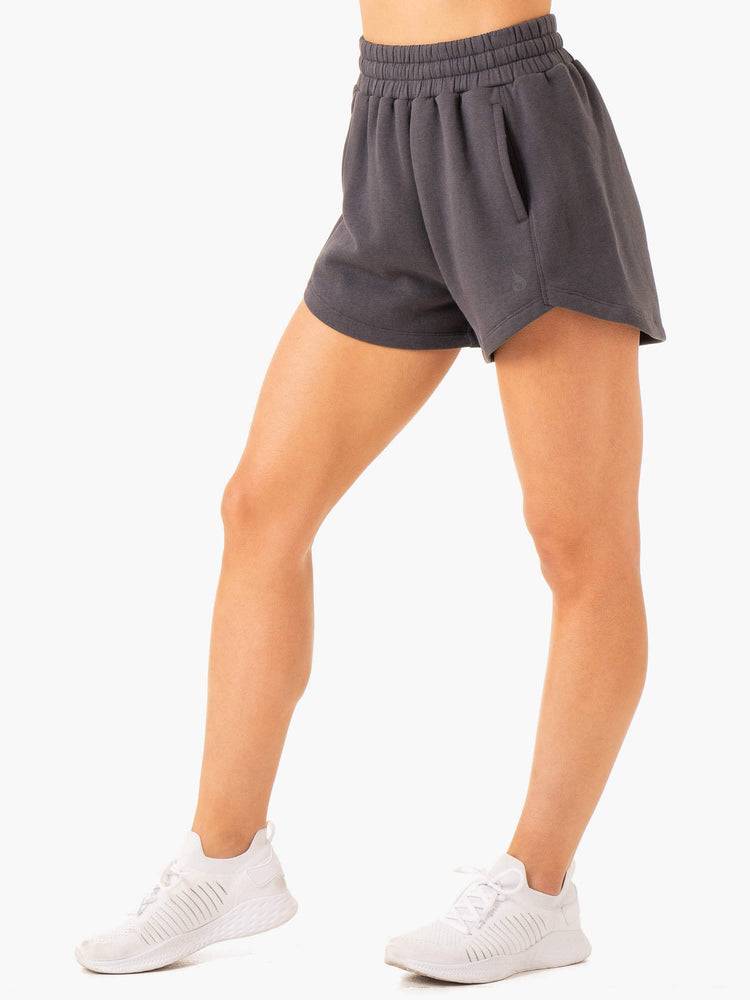 Charcoal Ryderwear Women Shorts Sideline Track Women's Shorts | AU2082TV