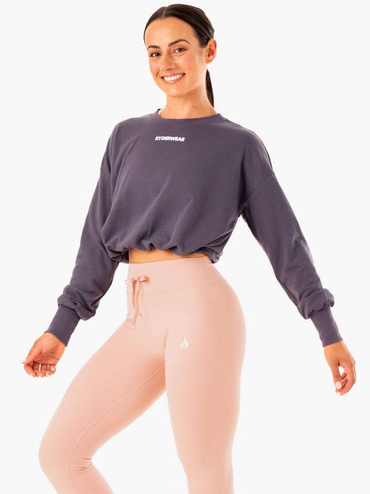 Charcoal Ryderwear Women Sweaters Replay Women's Sweaters | AU2584WY