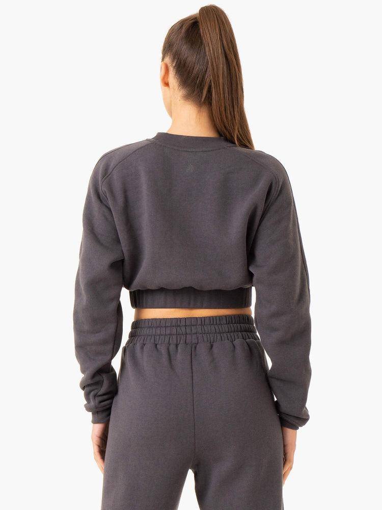 Charcoal Ryderwear Women Sweaters Sideline Women's Sweaters | AU2646AP