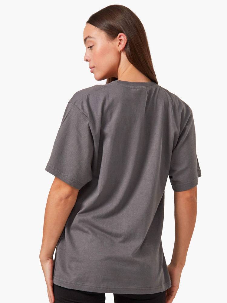 Charcoal Ryderwear Women T Shirts Oversized Women's T Shirts | AU2743AP