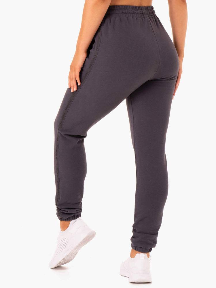 Charcoal Ryderwear Women Track Pants Base High Waisted Women's Track Pants | AU3052DN