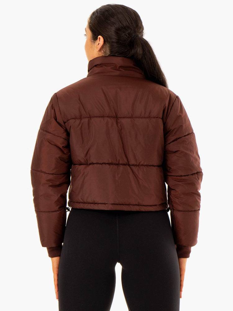 Chocolate Ryderwear Women Jackets Apex Puffer Women's Jackets | AU1717RW