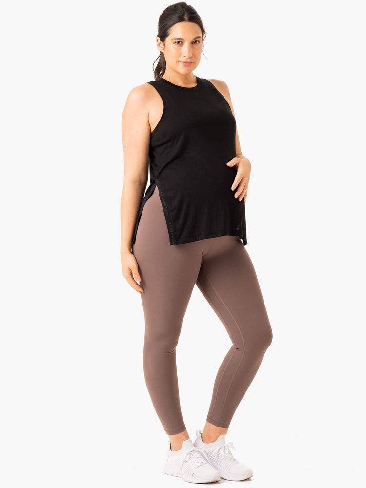 Chocolate Ryderwear Women Leggings Active Bump Women's Leggings | AU1770TV