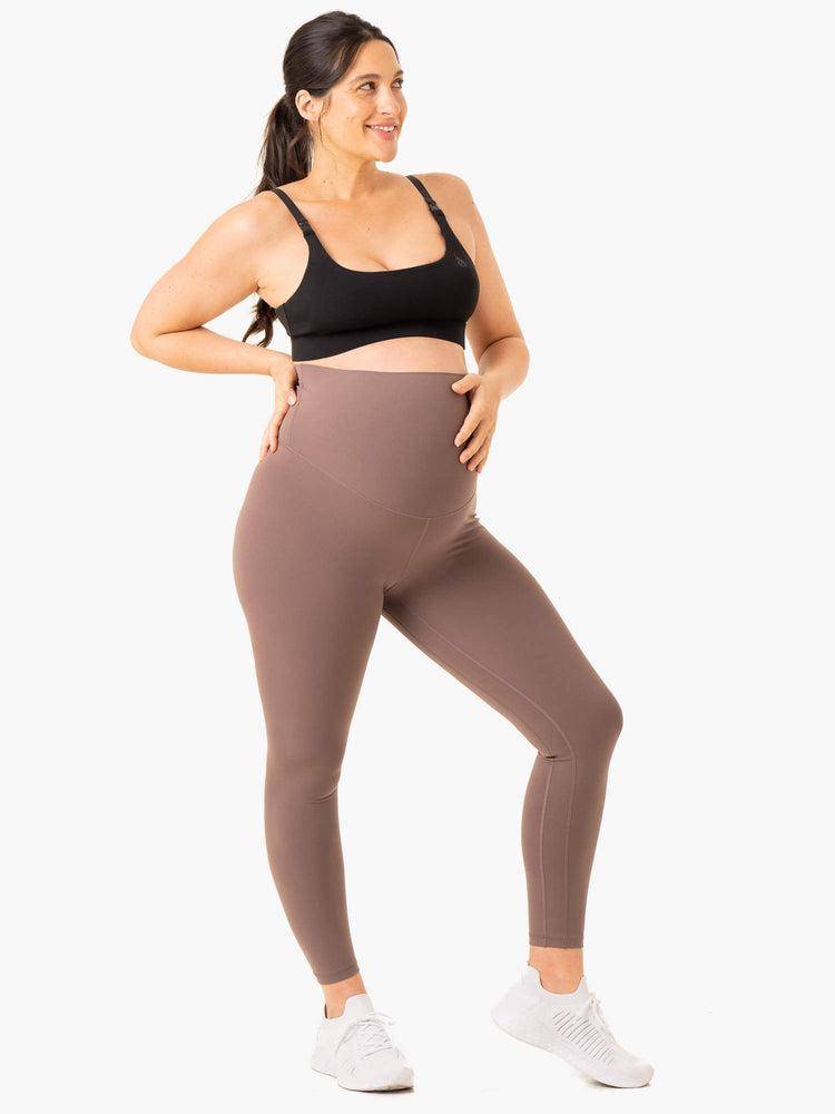 Chocolate Ryderwear Women Leggings Active Bump Women's Leggings | AU1770TV