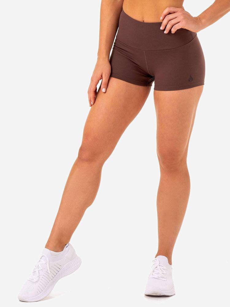 Chocolate Ryderwear Women Shorts Adapt High Waisted Scrunch Women\'s Shorts | AU2004TV