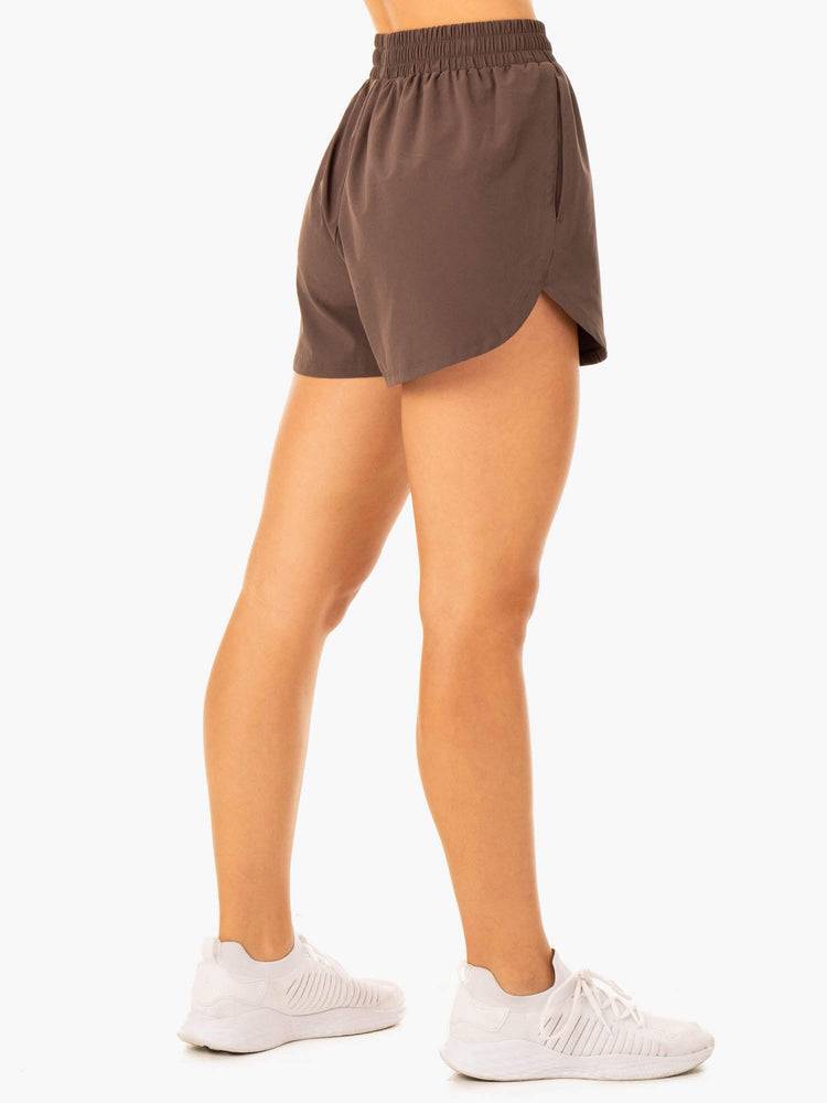 Chocolate Ryderwear Women Shorts Element Training Women's Shorts | AU2099CE