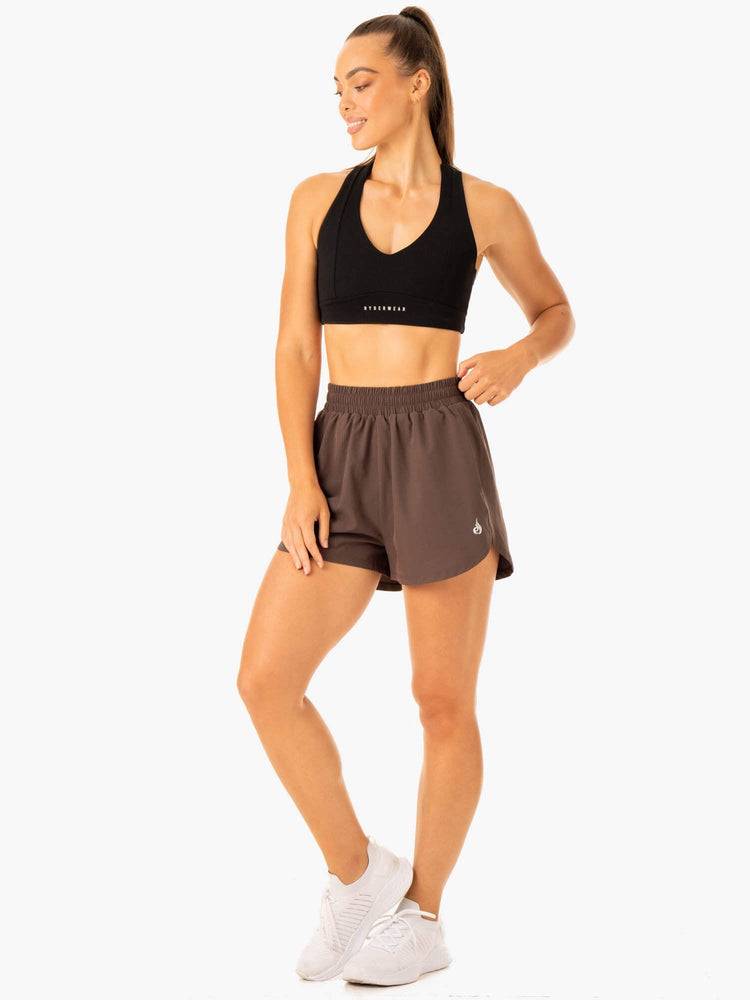 Chocolate Ryderwear Women Shorts Element Training Women's Shorts | AU2099CE