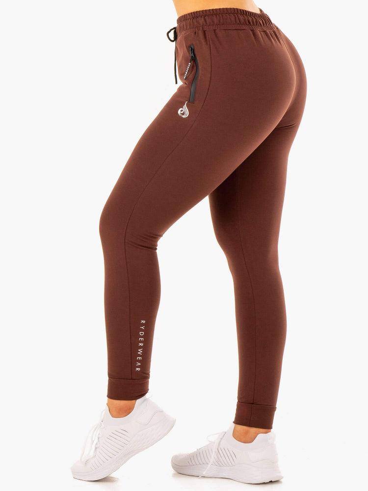 Chocolate Ryderwear Women Track Pants Luxe Women's Track Pants | AU3062EX