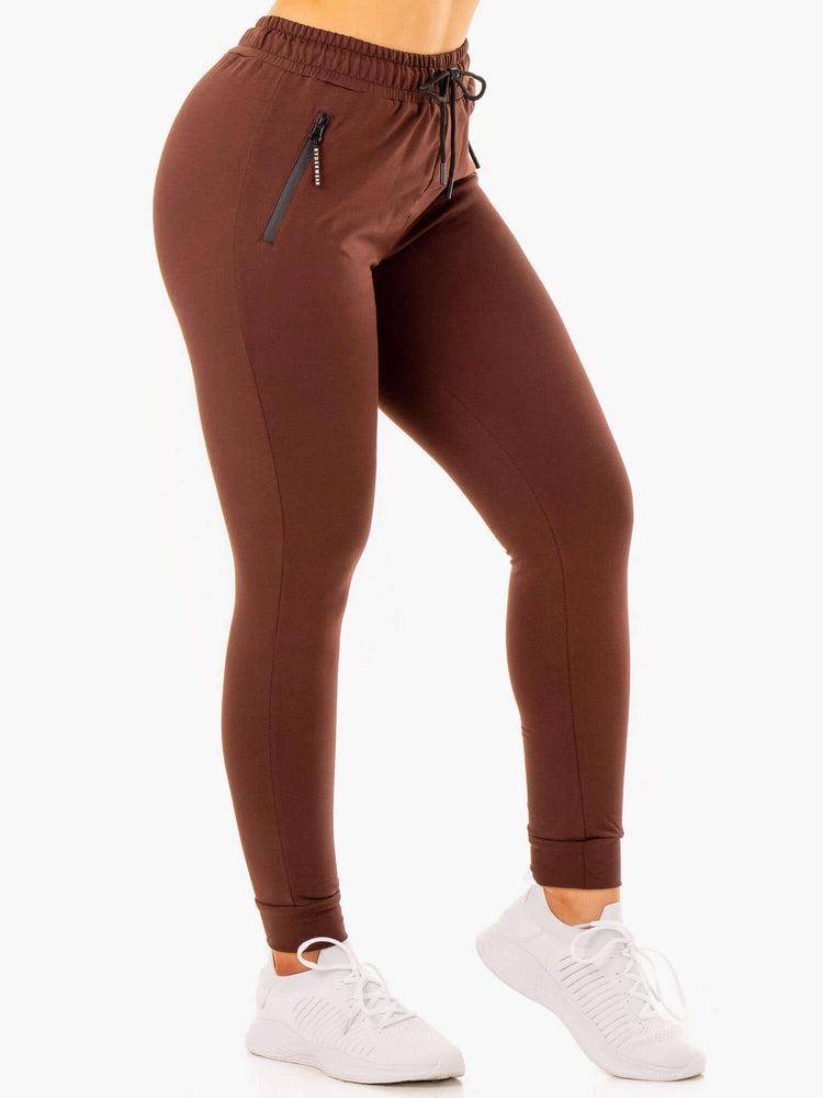 Chocolate Ryderwear Women Track Pants Luxe Women's Track Pants | AU3062EX