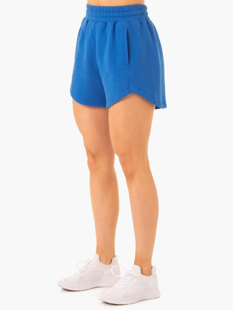 Cobalt Blue Ryderwear Women Shorts Sideline Track Women's Shorts | AU2093HK