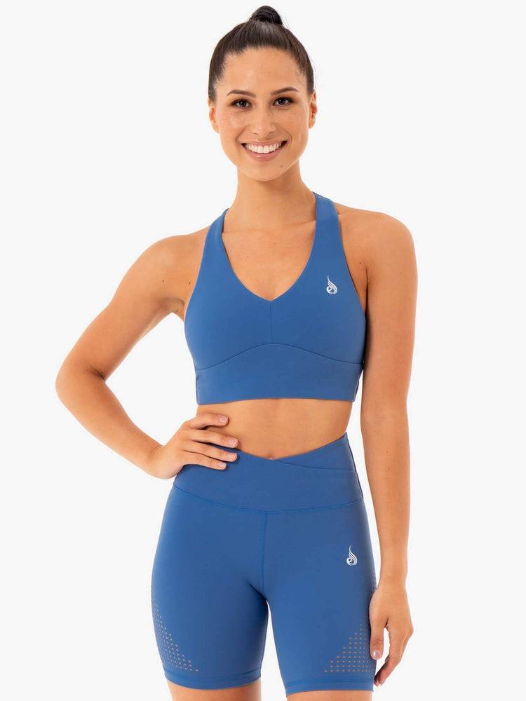 Cobalt Blue Ryderwear Women Sports Bra Impact Women\'s Sports Bra | AU2373TV