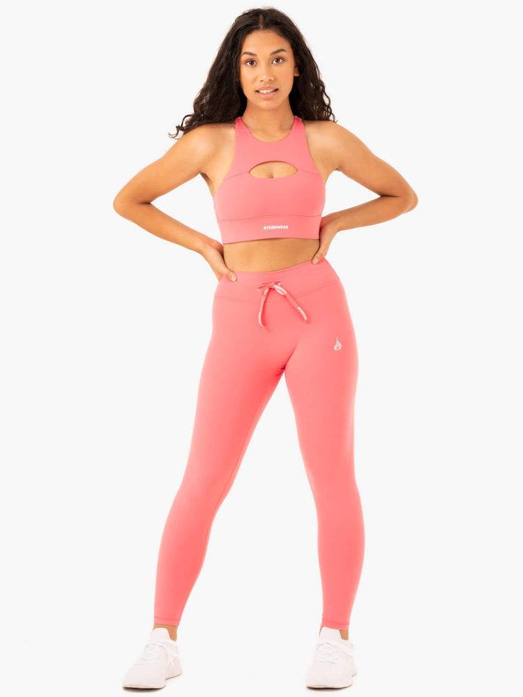 Coral Ryderwear Women Leggings Replay High Waisted Women's Leggings | AU1780GL