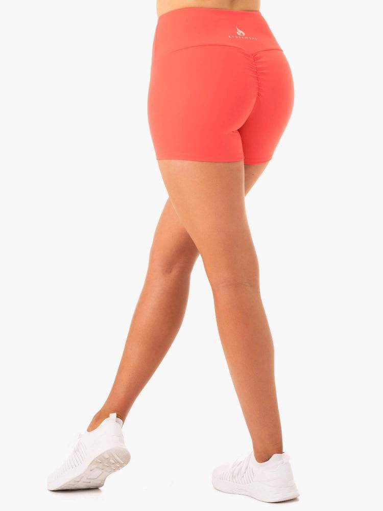 Coral Ryderwear Women Shorts Staples Scrunch Bum Booty Women\'s Shorts | AU1975WY