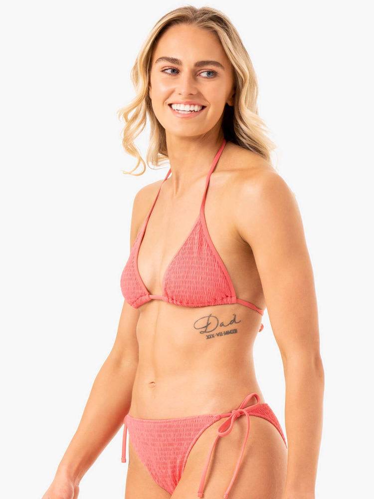 Coral Ryderwear Women Swimwear Paradise Triangle Bikini Top Women's Swimwear | AU2677YU