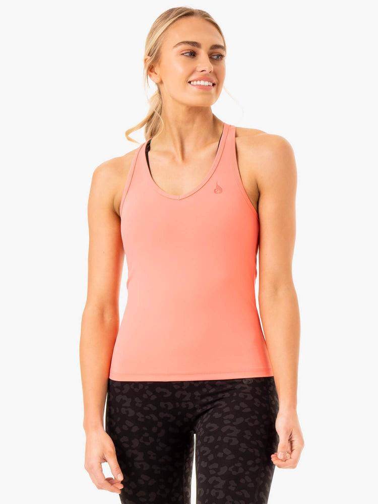 Coral Ryderwear Women Tanks Ultra Compression Women\'s Tanks | AU2887OR