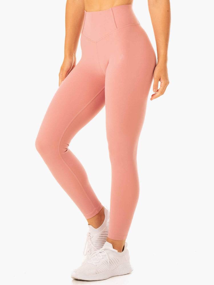 Dusty Pink Ryderwear Women Leggings Form Scrunch Bum Women's Leggings | AU1791MA