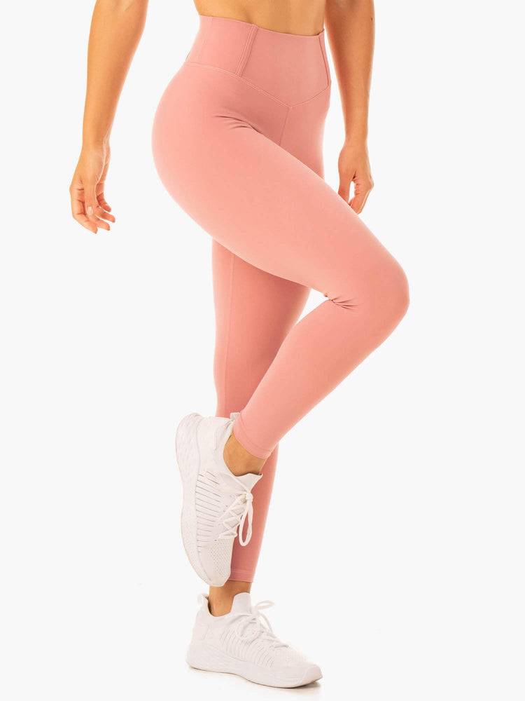 Dusty Pink Ryderwear Women Leggings Form Scrunch Bum Women's Leggings | AU1791MA