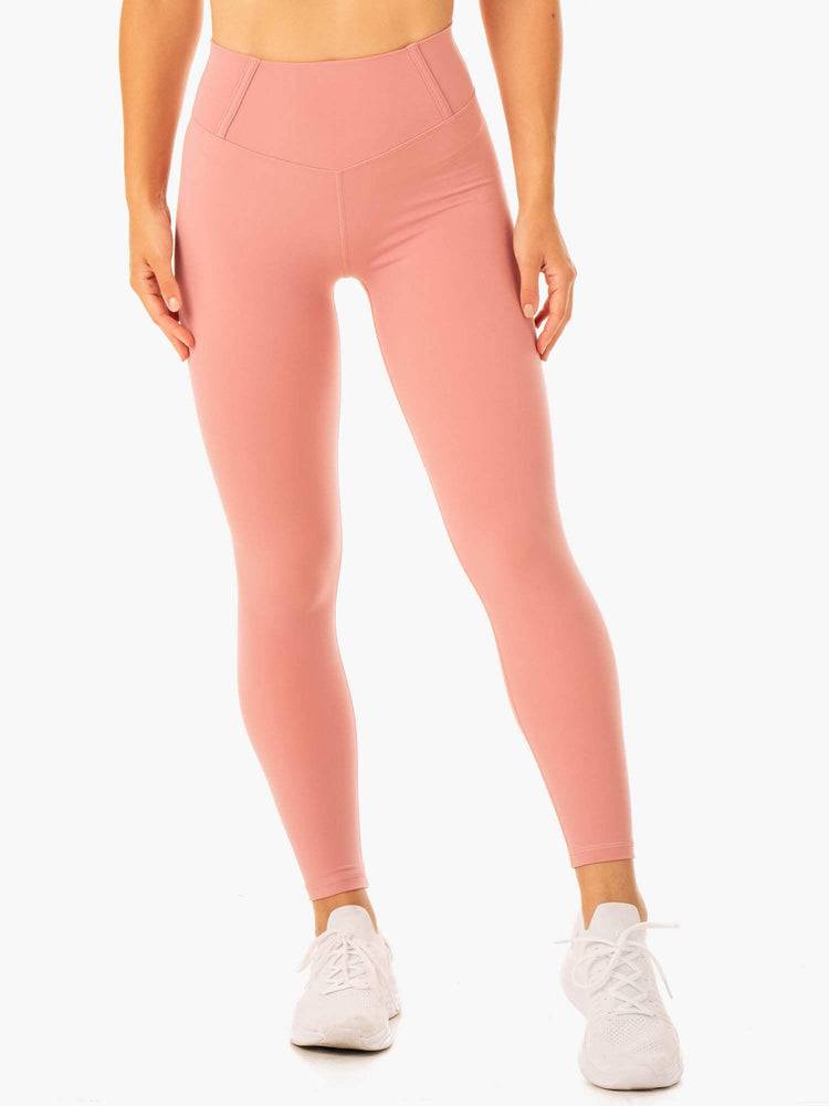 Dusty Pink Ryderwear Women Leggings Form Scrunch Bum Women's Leggings | AU1791MA