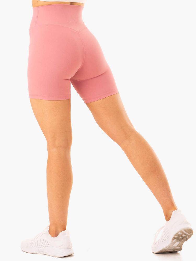 Dusty Pink Ryderwear Women Shorts NKD Refine High Waisted Women's Shorts | AU2139PQ