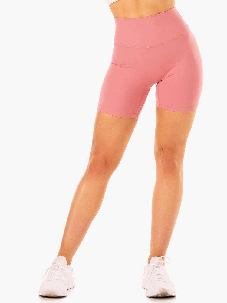 Dusty Pink Ryderwear Women Shorts NKD Refine High Waisted Women\'s Shorts | AU2139PQ