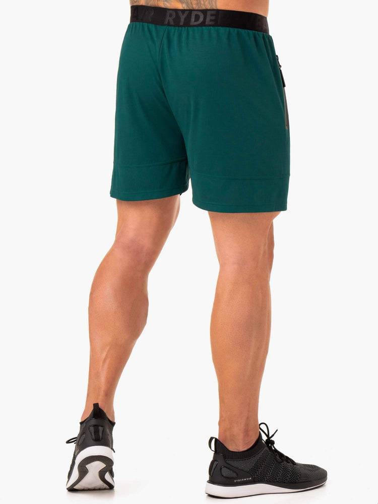 Emerald Ryderwear Men Shorts Action Mesh Men's Shorts | AU1341KI