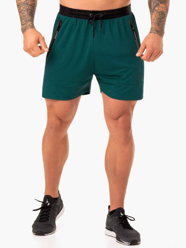 Emerald Ryderwear Men Shorts Action Mesh Men\'s Shorts | AU1341KI