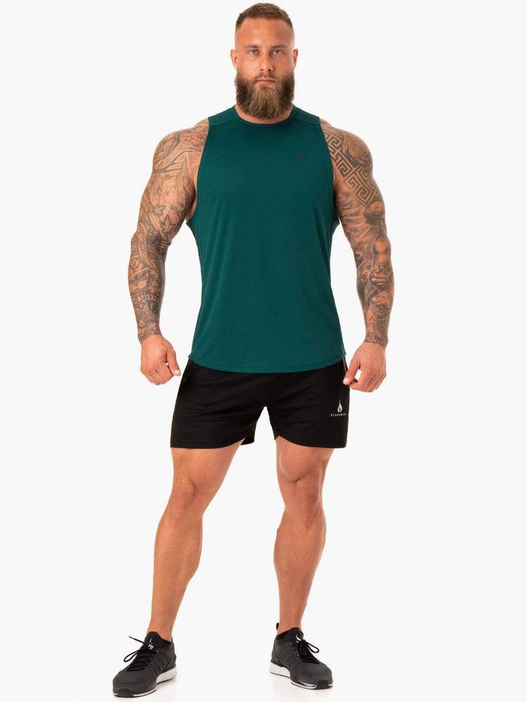 Emerald Ryderwear Men Tanks Lift Mesh Baller Tank Men's Tanks | AU1144EX