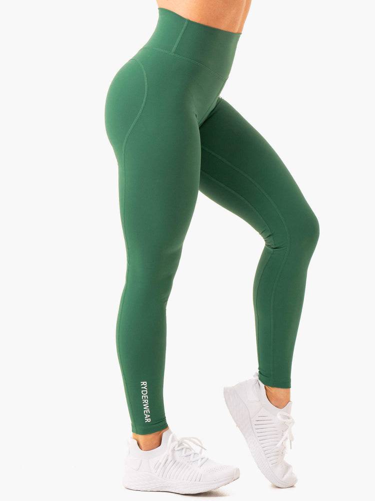 Emerald Ryderwear Women Leggings Frequency High Waisted Women's Leggings | AU1835KI