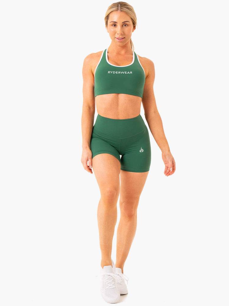 Emerald Ryderwear Women Shorts Frequency High Waisted Women's Shorts | AU1963HK