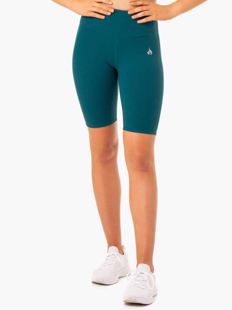 Emerald Ryderwear Women Shorts Staples Scrunch Bum Bike Women\'s Shorts | AU2124XF