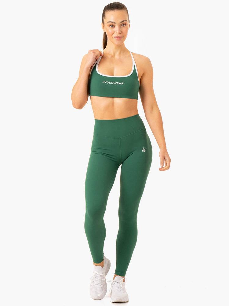 Emerald Ryderwear Women Sports Bra Frequency Women's Sports Bra | AU2229CE