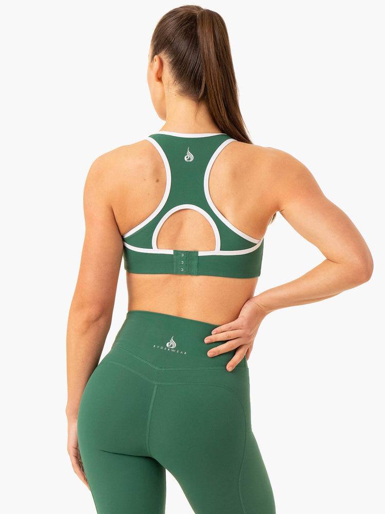 Emerald Ryderwear Women Sports Bra Frequency High Impact Women's Sports Bra | AU2261WY