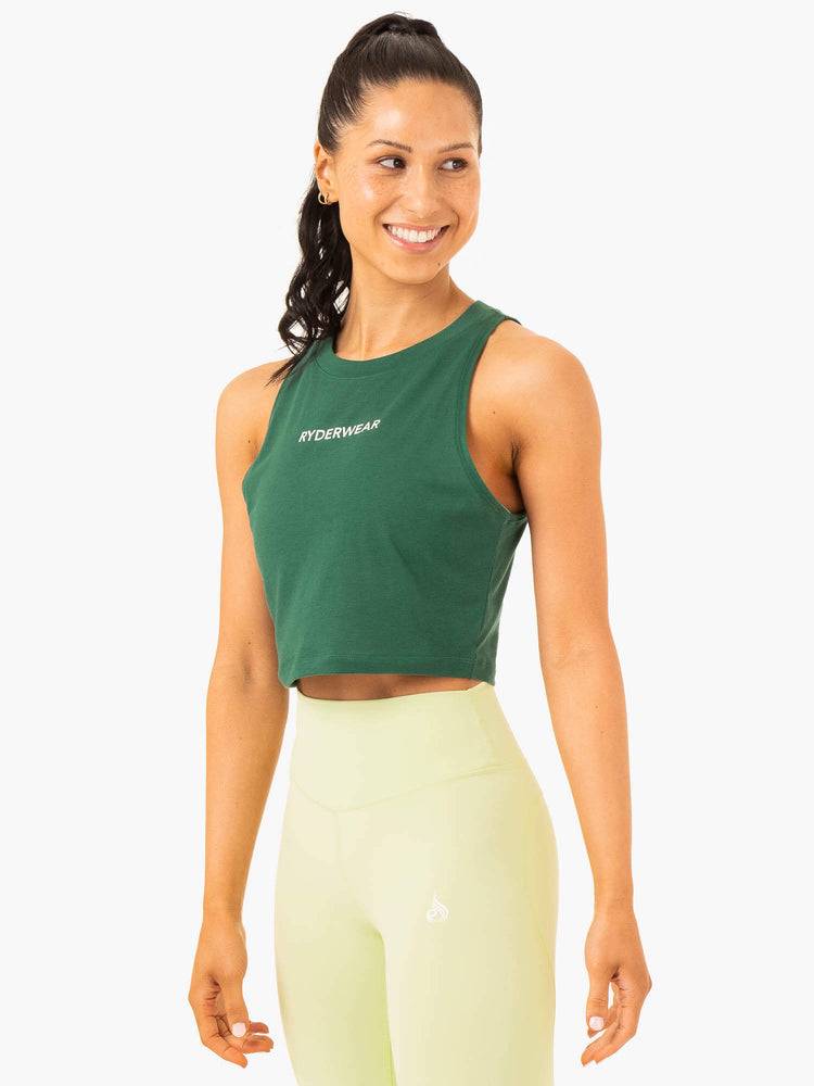 Emerald Ryderwear Women Tanks Frequency Women's Tanks | AU2807KI