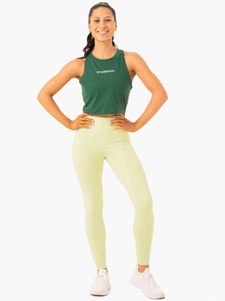 Emerald Ryderwear Women Tanks Frequency Women's Tanks | AU2807KI