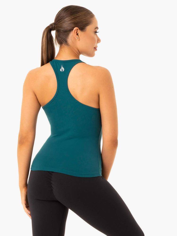 Emerald Ryderwear Women Tanks Hype Racer Back Women's Tanks | AU2987UT