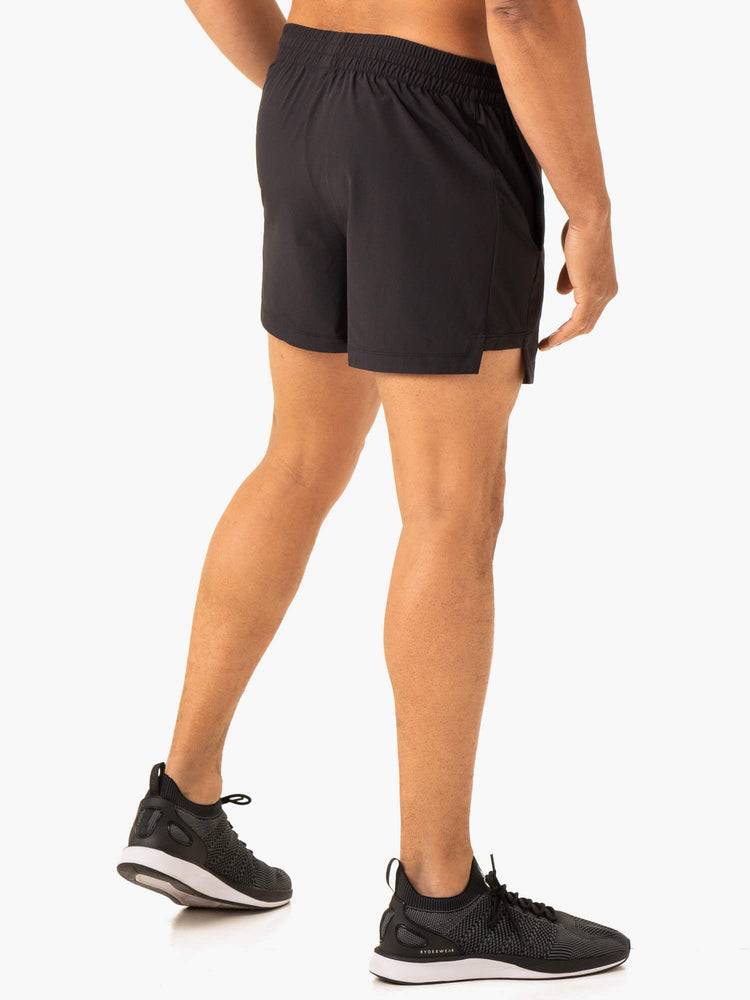 Faded Black Ryderwear Men Shorts Vital Gym Men's Shorts | AU1417HK