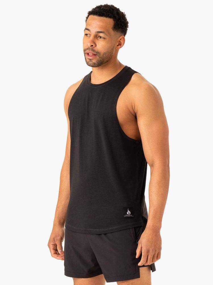 Faded Black Ryderwear Men Tanks Vital Baller Tank Men's Tanks | AU1180DN