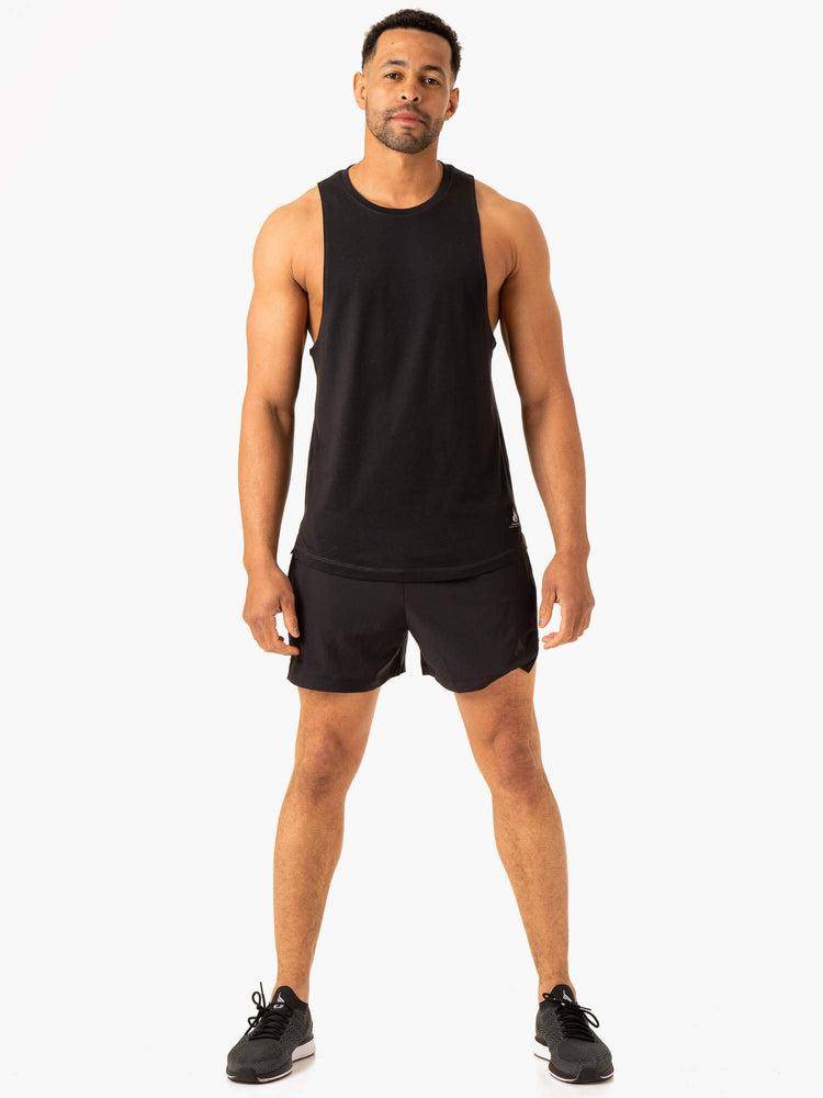 Faded Black Ryderwear Men Tanks Vital Baller Tank Men's Tanks | AU1180DN