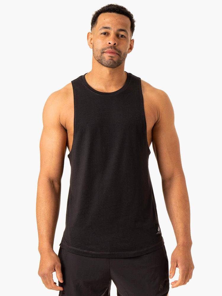 Faded Black Ryderwear Men Tanks Vital Baller Tank Men\'s Tanks | AU1180DN