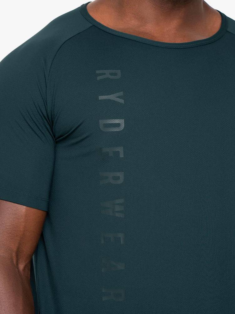 Forest Green Ryderwear Men T Shirts Endurance Men's T Shirts | AU1216VD