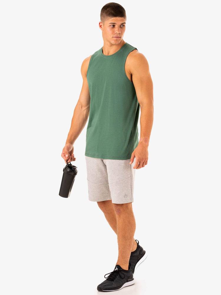 Forest Green Ryderwear Men Tanks Limitless Baller Tank Men's Tanks | AU1147YU