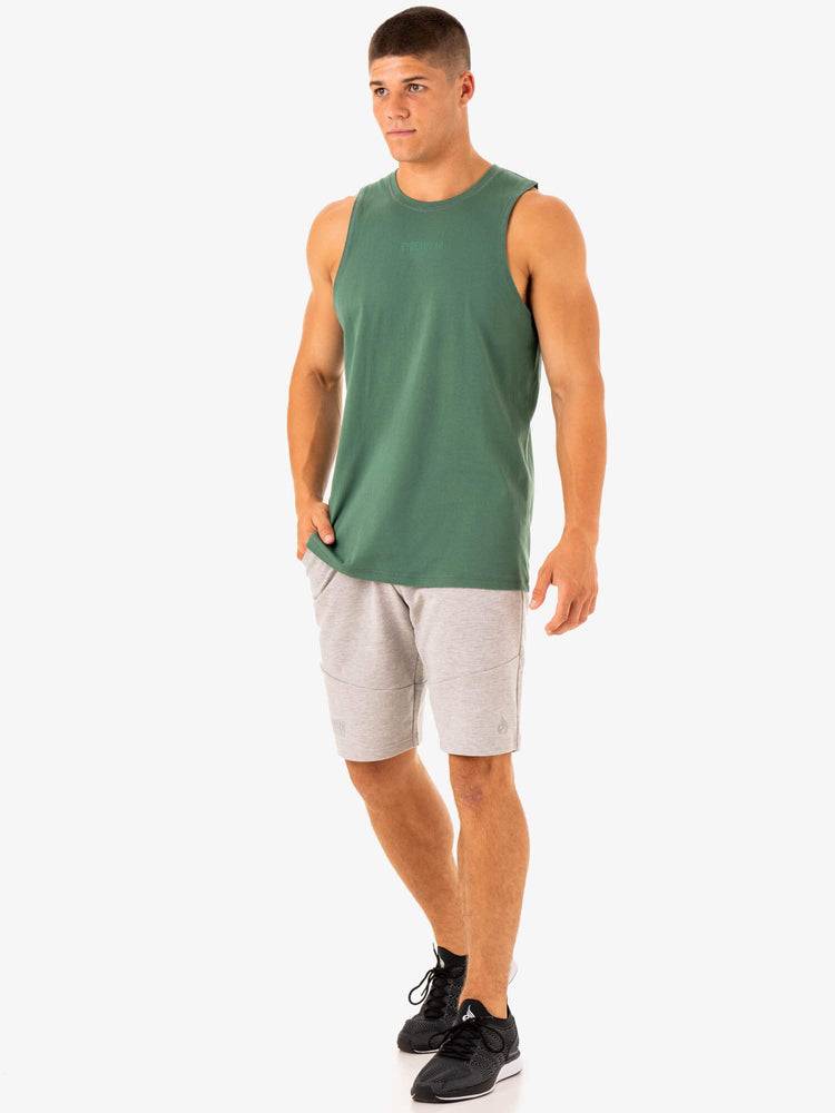 Forest Green Ryderwear Men Tanks Limitless Baller Tank Men's Tanks | AU1147YU